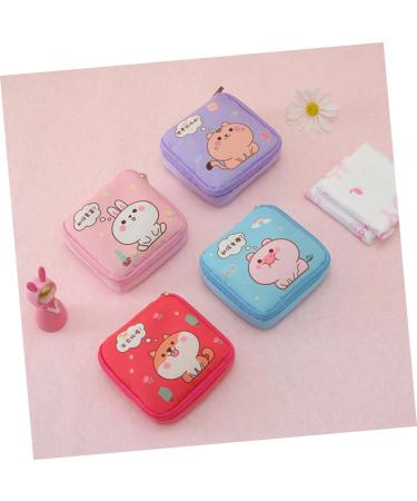 Period 4pcs Aunt's Towel Storage Bag for Teen Girls | Canvas Makeup Travel Organizer Zip Lock Bags - Buy Online on GoSupps.com
