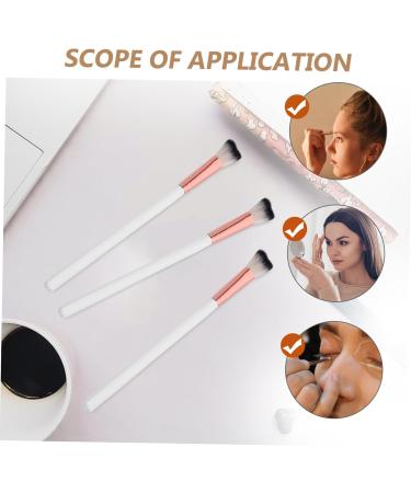 SOESFOUFU 3pcs Fish Tail Brush Makeup Brushes for Nose Highlighter Brush Nose Contour Brushes Nose Makeup Tool 18.50X1.00X1.00CM As Shown - Buy Online on GoSupps.com
