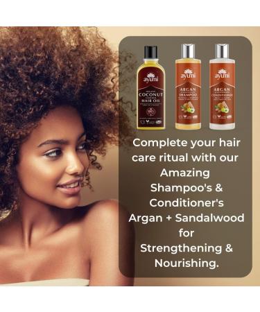 Ayumi Organic Coconut Enriched Hair Oil | Nourishing & Strengthening | Omega 6 for Hair Growth | 150ml - Buy Internationally - Buy Online on GoSupps.com