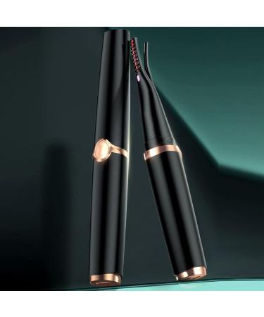 Verdant Touch Heated Eyelash Curlers Heated Eyelash Curler USB Rechargeable 3 Temperature Modes Long Lasting Black Electric Eyelash Curler - Buy Online on GoSupps.com