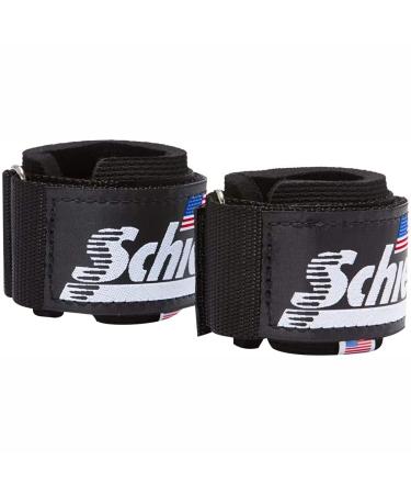 Schiek Sports Model 1100-WS Extra-Wide Wrist Straps - Black