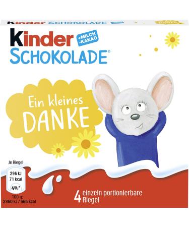 Buy Kinder Chocolate (20 x 50g) - 20 Pieces Pack | International Shipping Available - Buy Online on GoSupps.com