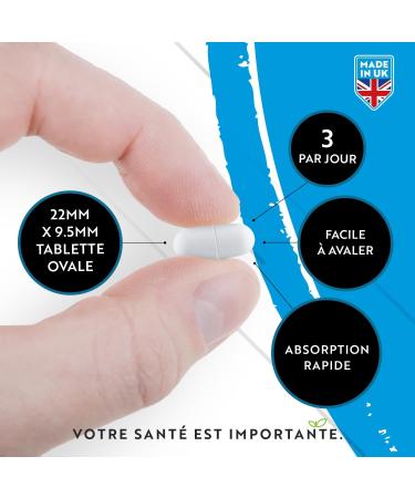 Creatine Monohydrate 1000mg - 300 Tablets - Made in The UK by Nutravita - Buy Online on GoSupps.com