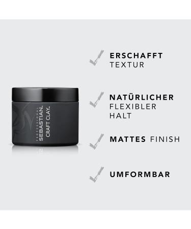 Sebastian Professional Hydre Advantage Set - Moisturizing Shampoo & Conditioner (250ml) + Craft Clay Texturing Hair Wax (50g) | International Shipping - Buy Online on GoSupps.com