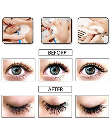 Siismi 50 Pairs Eyelash Extensions Pads & 25 Eyelash Brushes - Premium Quality for Stunning Lashes | International Shipping - Buy Online on GoSupps.com