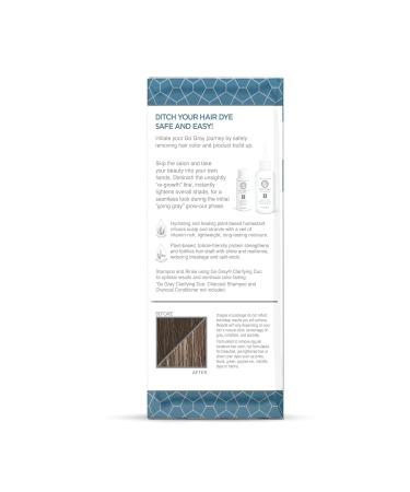 Revitalizing Hair Color Remover Gradually Reveals Gray & Silver | 1 Application Treatment System - International Shipping Available - Buy Online on GoSupps.com
