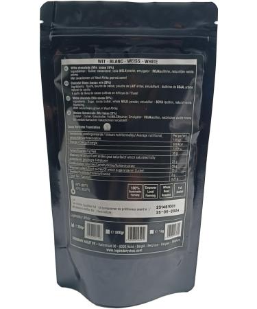 Legendary - it's all about beans married with Callebaut CALLETS BLANC 250 gr - Original pastilles Belgian chocolate drops for fondue fountains couverture drinking cocoa and more - Buy Online on GoSupps.com
