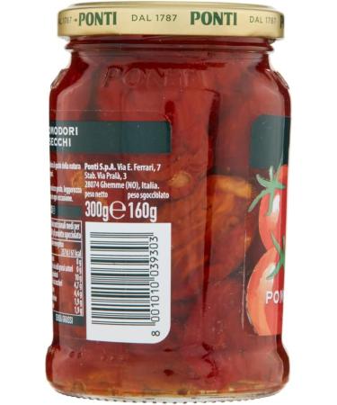  Italian Gourmet E.R. Ponti Dried Tomatoes Zero Olio Oil Free Dried Tomatoes Non-Greasy 300g Pot + Gourmet Italian Tomato Pulp Box 400g - Buy Online on GoSupps.com