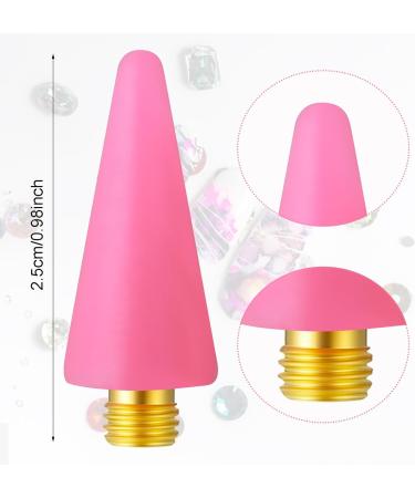 12 Pcs Rhinestone Picker Wax Replacement Tips for Nail Dotting Pen - Pink - Buy Online on GoSupps.com
