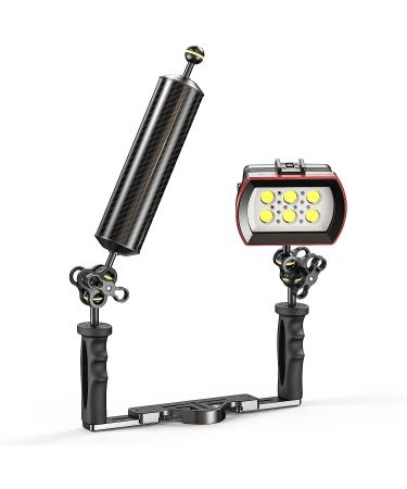 Sea Frogs Carbon Fiber Float Arm D60mm 12'' - Buoyancy 580g for Underwater Camera System - Buy Online on GoSupps.com