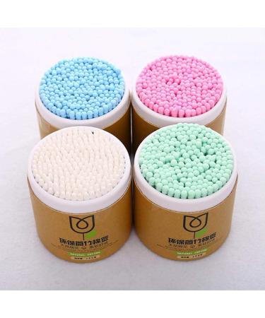 Shentaotao 200pcs Cotton Swabs - Double Cotton Heads Sterile & Safe for Makeup & Cleaning - Buy Online on GoSupps.com