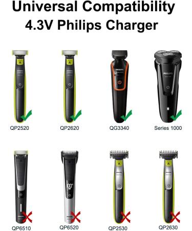 Philips One Blade Charger A00390 Cable UK Plug for QP2520 QP2620 BT3206 BT3208 BT405 MG5730 - Power Adapter - Buy Online on GoSupps.com