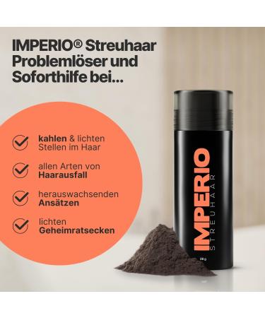 Imperio Scatter Hair - 100% Natural Purple Hair for Instant Volume | Premium Quality Hair Compression (26g) - Buy Online on GoSupps.com