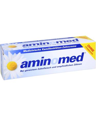 AMIN O MED Fluoride Chamomile Toothpaste 75ml - Natural Oral Care for Healthy Teeth & Gums - Ships Worldwide - Buy Online on GoSupps.com