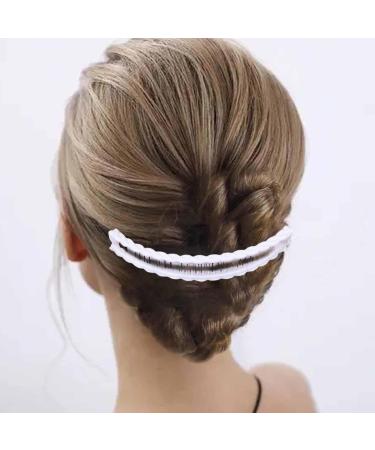 Banana Clincher Combs Vintage Ponytail Holder - Fishtail Hair Clip Ponytail Banana Clip for Women Girls Hair Accessories White - Buy Online on GoSupps.com