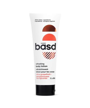 basd Organic Body Lotion  Refreshing Citrus Grapefruit | Natural & Moisturizing Ingredients  Vegan  Hypoallergenic  8 Ounce Tube Refreshing Grapefruit Citrus 8 Fl Oz (Pack of 1)