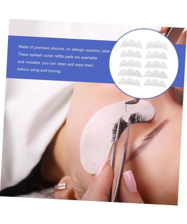 KALLORY 10 Pairs Eyelash Spacer Silicone Tools - Perfect for Lash Lift & Perming | High-Quality Eyelash Pads & Rods 4.3x1.3cm - International Shipping Available - Buy Online on GoSupps.com