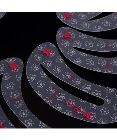9-Piece Reusable Eyebrow Stencils Set | DIY Beauty Templates for Salon & Home Use - Buy Online on GoSupps.com