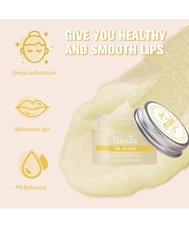 Generic Vanilla & Watermelon Sugar Lip Scrub 2-Pack Exfoliator & Moisturizer for Dry Cracked Lips 3.4 oz - Buy Online on GoSupps.com