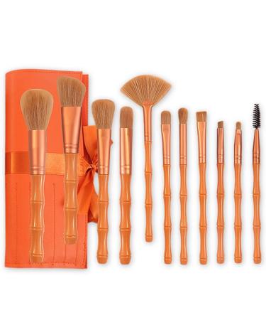 Makeup Brush Set Bristles Soft 11 Pieces Blush Loose Brush Beauty Makeup Tools Loose Brush Full Set(D)(D As shown) D As shown