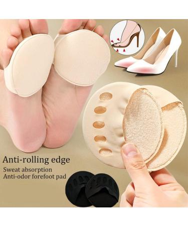 Soleful Solutions High Heel Metatarsal Pads & Invisible Toe Socks (5Pairs Beige) - Buy Online on GoSupps.com