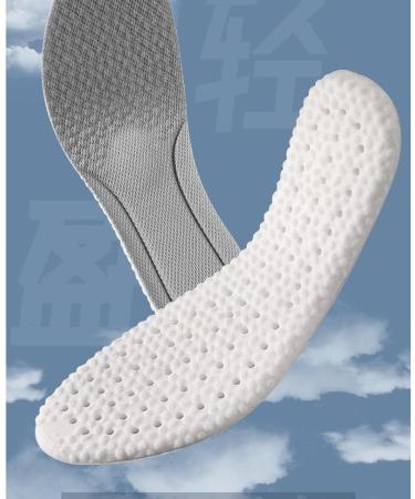 Buy High Elasticity Sports Insoles for Men & Women - Breathable Anti-Slip Comfortable Foot Support - Size 35 Gray - Buy Online on GoSupps.com