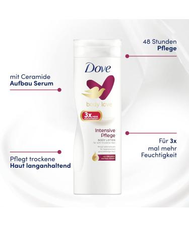Dove Body Lotion Intensive Care for Very Dry Skin - 400ml | 3x More Moisture | Nourishing Hydration - Buy Online on GoSupps.com
