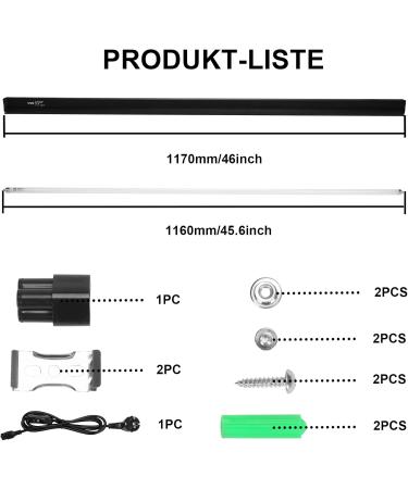 Buy Aiicioo T5 UVB Lighting Combo Kit for Reptiles - 54W Desert UVB Lamp & Terrarium Hood - Buy Online on GoSupps.com