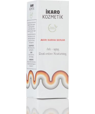IKARO Anti-Aging Restorative Moisturizing Serum Muscle Strengthening Facial Symmetry Correction Reduces Sagging & Wrinkles - Buy Online on GoSupps.com