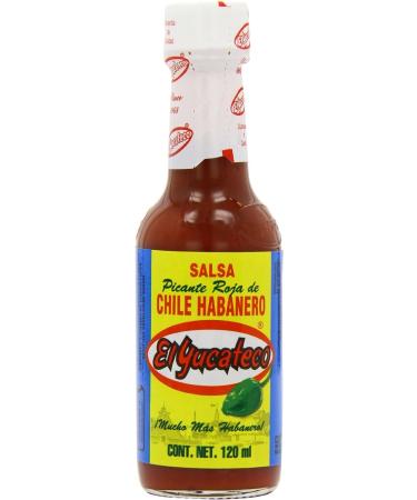 Habanero Sauce Bundle with El Yucateco Red Habanero Sauce 120ml x1 and Green Habanero Sauce 120ml x1 (Pack of 2 Mixed Bundle) - Buy Online on GoSupps.com