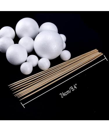 Pllieay Solar System Model Kit with Polystyrene Spheres and Bamboo Sticks - Perfect for School Projects - Buy Online on GoSupps.com