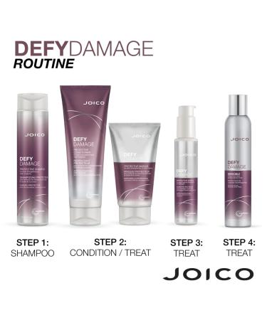 Joico Defy Damage Protective Shampoo 10.1 Fl Oz | For Color-Treated Hair | Strengthen Bonds, Preserve Color | with Moringa Seed Oil & Arginine - Buy Online on GoSupps.com