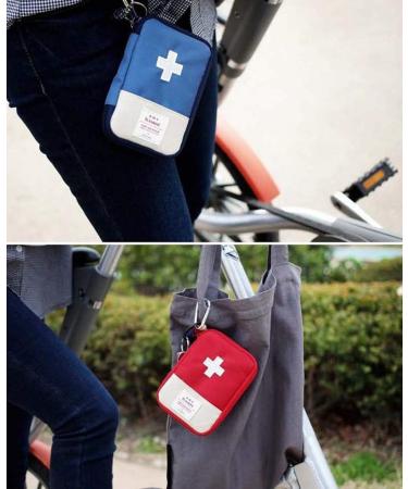 JIakai 2 Packs Mini Portable Empty First Aid Pouch for Outdoor Emergency - 7x5 inch - Buy Online on GoSupps.com