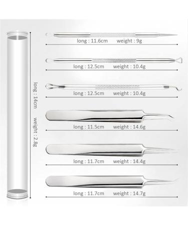 Acne Needle 1pc Acne Needles Stainless Steel Pimple Extractor Acne Clip Pore Cleaner Face Skin Care Tools (Color : 04) - Buy Online on GoSupps.com