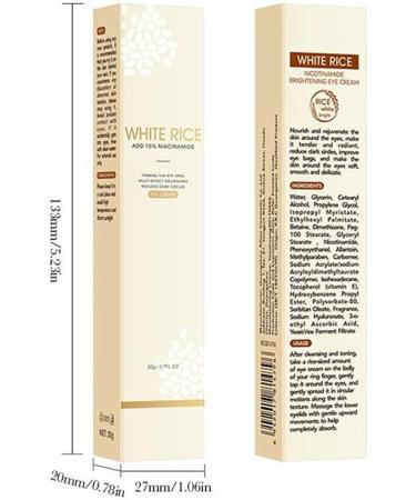 Eye Cream Firming Eye Cream Anti Wrinkle Eye Cream Eye Cream With Retinol For Anti Eye Bags Eye Cream Against Dark Circles And Wrinkles Retinol Eye Cream (2PC) - Buy Online on GoSupps.com