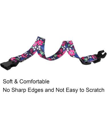 Unique Rosa Flower Dog Collar - Halison College Style Adjustable & Durable for Small to Large Dogs - Buy Online on GoSupps.com