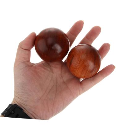Frcolor Handball Massage Balls - Wooden Fitness & Gymnastics Rolling Balls for Stress Relief | International Shipping - Buy Online on GoSupps.com