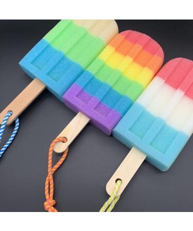 Healeved 3Pcs Ice Cream Shaped Bath Sponge Set - Shower Body Scrubber & Rubbing Towel - Random Style - Size 1 - Buy Online on GoSupps.com