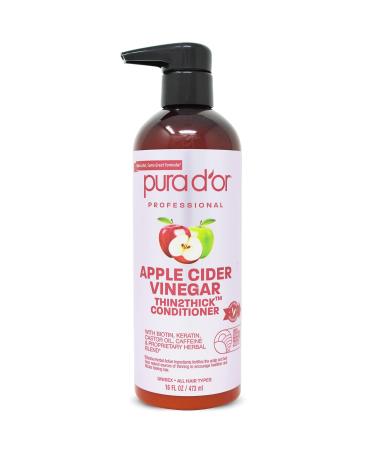 Pura D'or Apple Cider Vinegar Thin2Thick Conditioner 16 fl oz (473 ml)