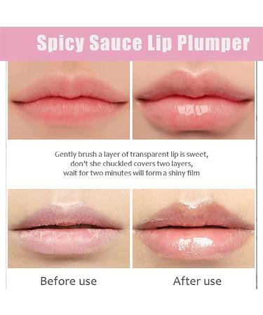 TTnfeineo Spicy Sauce Lip Plumper - Extreme Lip Plumper Spicy Sauce Extreme Lip Plumper Natural Lip Plumper Gloss Lips Fuller and Moisturizing - Buy Online on GoSupps.com