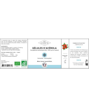 Royal jelly capsules + organic AB pollen - 100% pure and natural - MY COSMETIK - small pillbox - 90 capsules - Buy Online on GoSupps.com