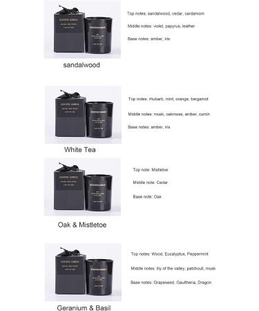 Luxury Aromatherapy Candles - Natural Soy Blend for Stress Relief & Meditation | White Tea Scent - Buy Online on GoSupps.com