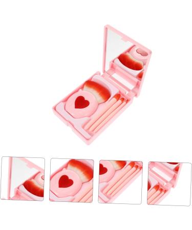 FRCOLOR 6 Boxes makeup brush set makeup brush container portable powder brush Cosmetic Tool Lip make up kit Portable Beauty Brush Foundation Brush plastic abs woman mirror box - Buy Online on GoSupps.com