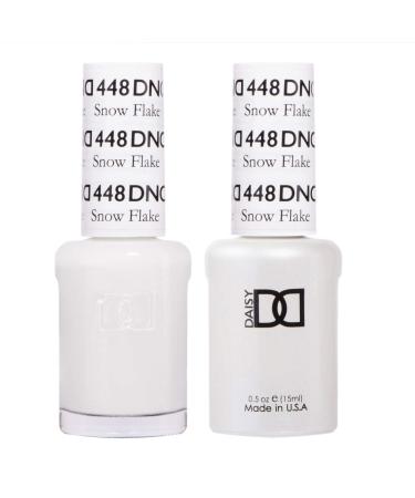 DNDDuo Gel (Gel & Matching Polish) Spring Set 448 - Snow Flakes