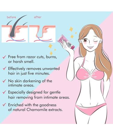 SEP Namyaa Hair Removing Cream for Intimate Skin with After Wax Soothing Serum with Vitamin C White 60 g - Buy Online on GoSupps.com