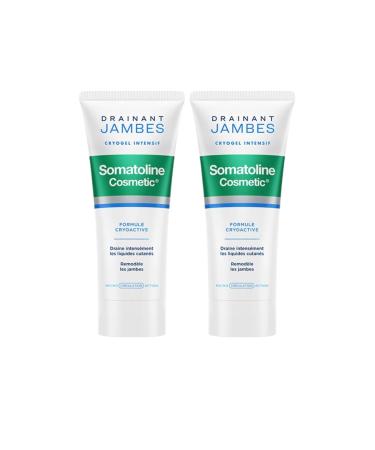 Rog Cavaill s | Leg Draining Slimming Gel | Icicle Effect | Combats Water Retention | Rapid Absorption | Smooth & Even out the skin | 80% natural origin formula | Set of 2x200mL