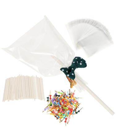 Alipis Sucker Sticks 1 Set Kit Wrapping Handwork Treat Party Ties Containers Pouch Kindergarten with Ing Bags Holder Assorted Color2 17X13CM