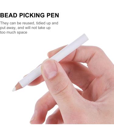 POPETPOP 30pcs Absorb White Pencil Nail Gems Nail Whitening Pencil Mini Pencils Dotting Tool Crayon Pickup - Buy Online on GoSupps.com