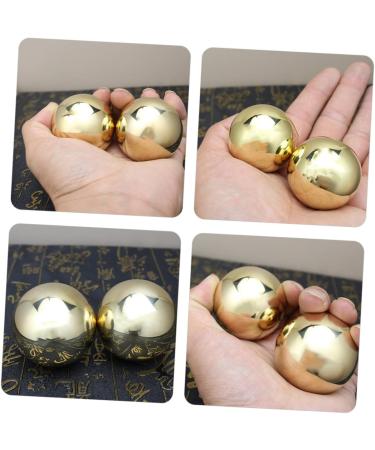 Bcoath Handmilling Balls - Small Hand Massage Balls for Fitness Relaxation & Stress Relief | Baoding Balls for Hand Therapy - Buy Online on GoSupps.com