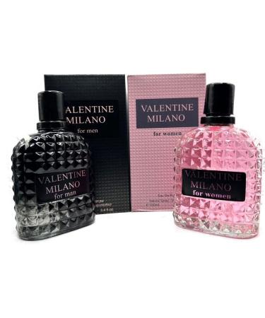 Valentine Milano for Women & Valentine Milano for Men 3.4 Fl.oz. EDP Perfume 2PK - Buy Online on GoSupps.com